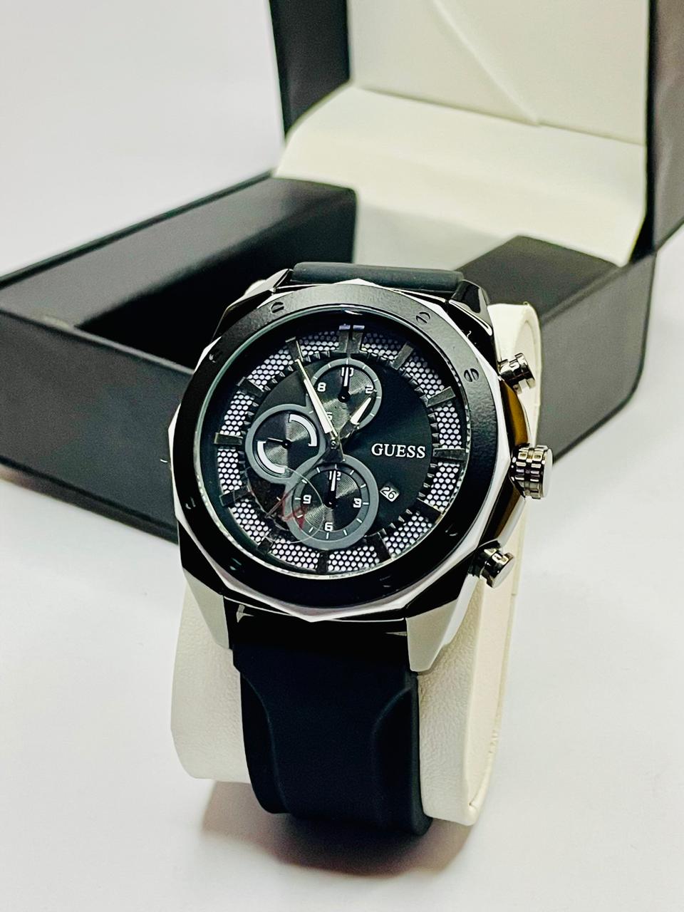 Guess Premium Chronograph Watch – Luxury Sports Edition