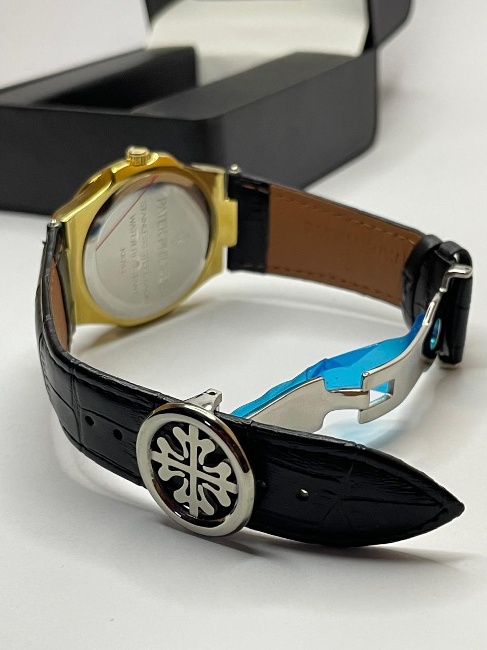 PP Master Lock Leather Strap Watch (Model: PP-ML01)