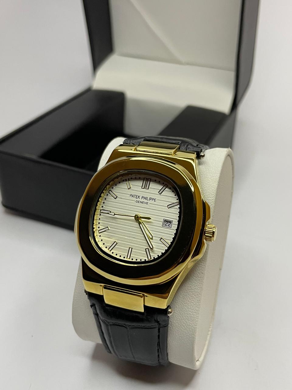 PP Master Lock Leather Strap Watch (Model: PP-ML01)