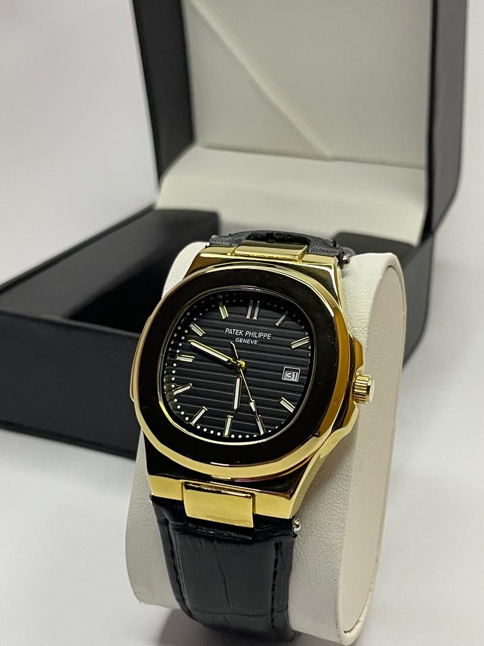 PP Master Lock Leather Strap Watch (Model: PP-ML01)