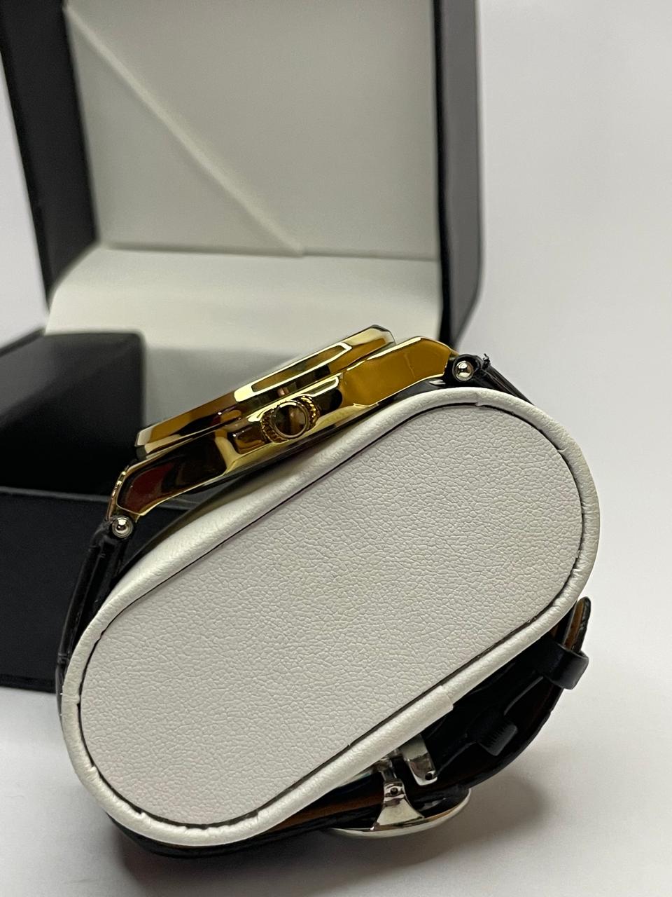 PP Master Lock Leather Strap Watch (Model: PP-ML01)