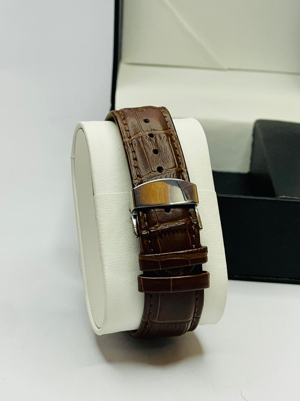 Tissot Couturier Chronograph Men's Watch | Brown Leather | RWC Pakistan