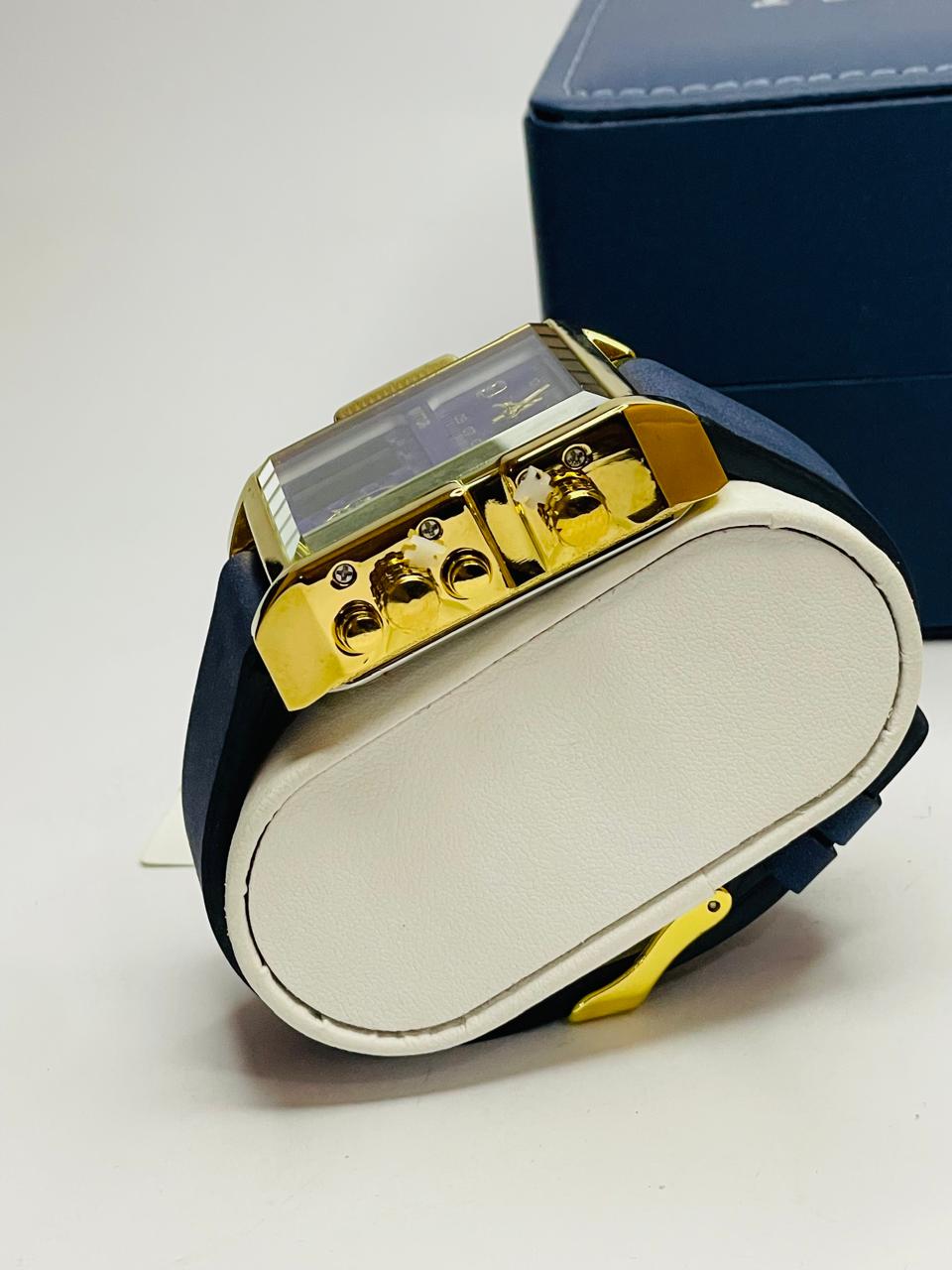 Triple Time Zone Chronograph Sports Watch