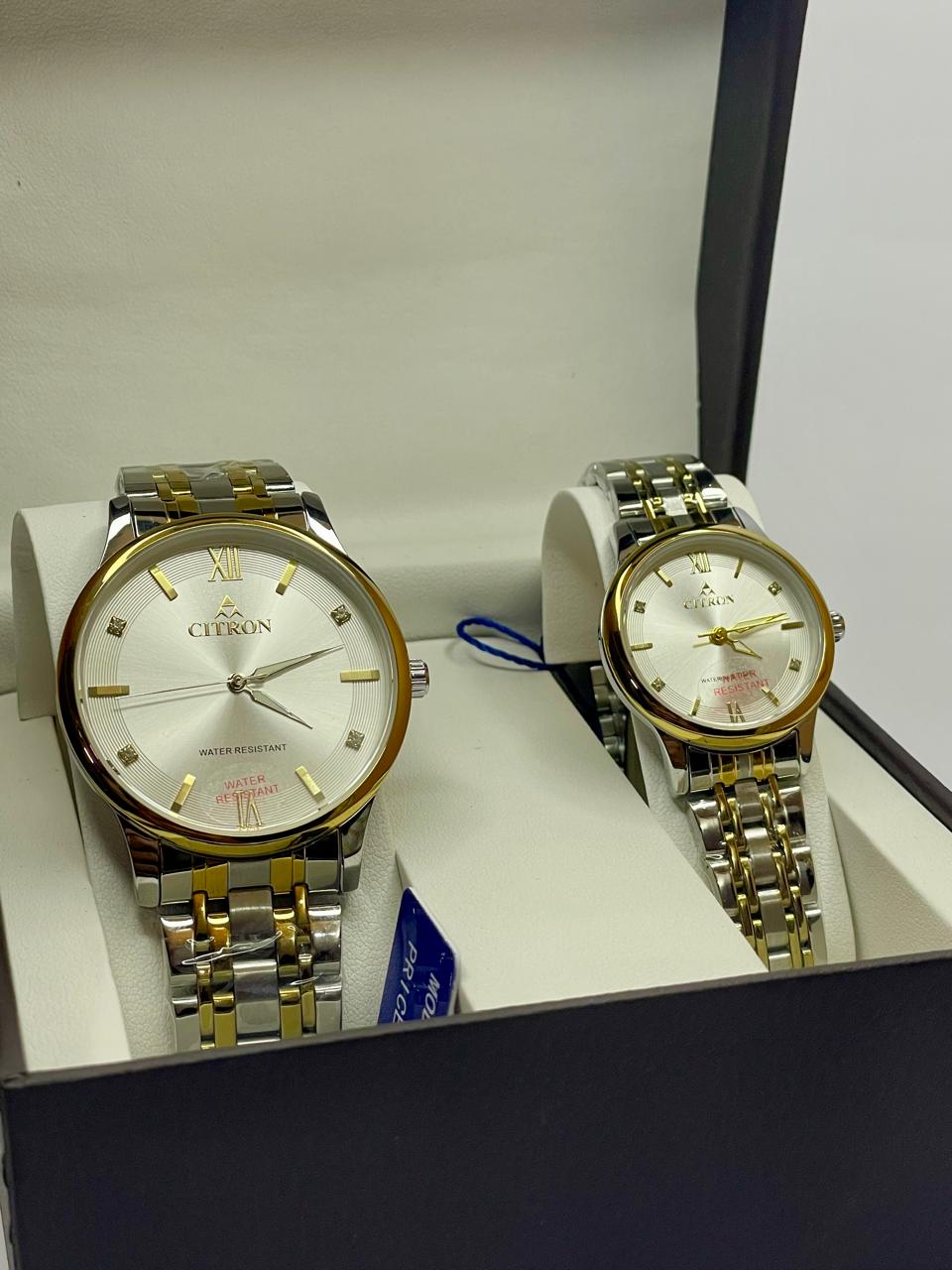 Citron Luxury Couple Watch