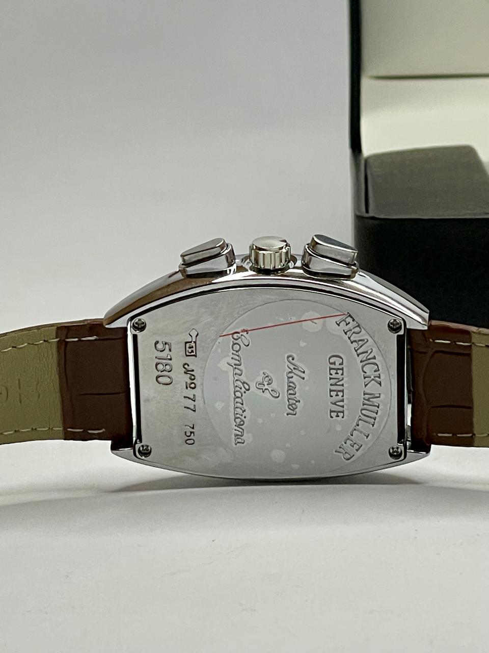 Franck Muller Chronograph Men's Watch | Brown Leather Strap | RWC Pakistan