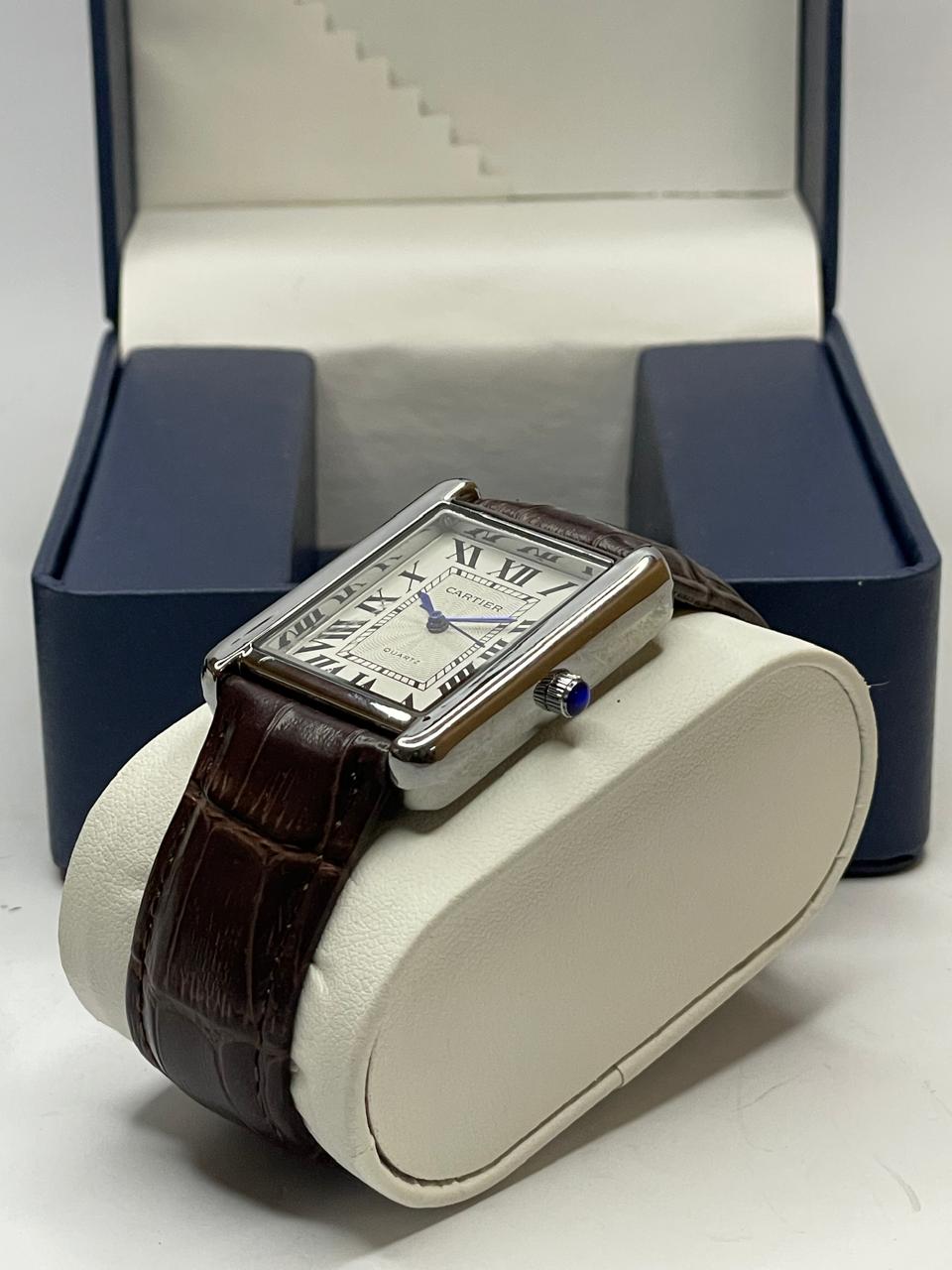 Cartier Tank Old Money Watch | Leather Strap | RWC Pakistan