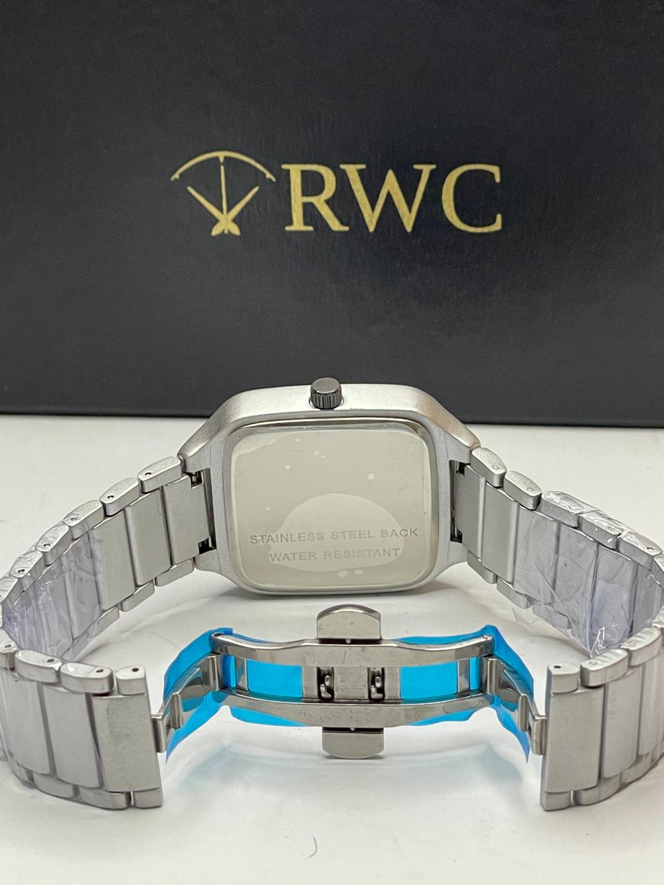 Rado Matte Silver Square Dial Men's Watch | Metal Chain | RWC Pakistan