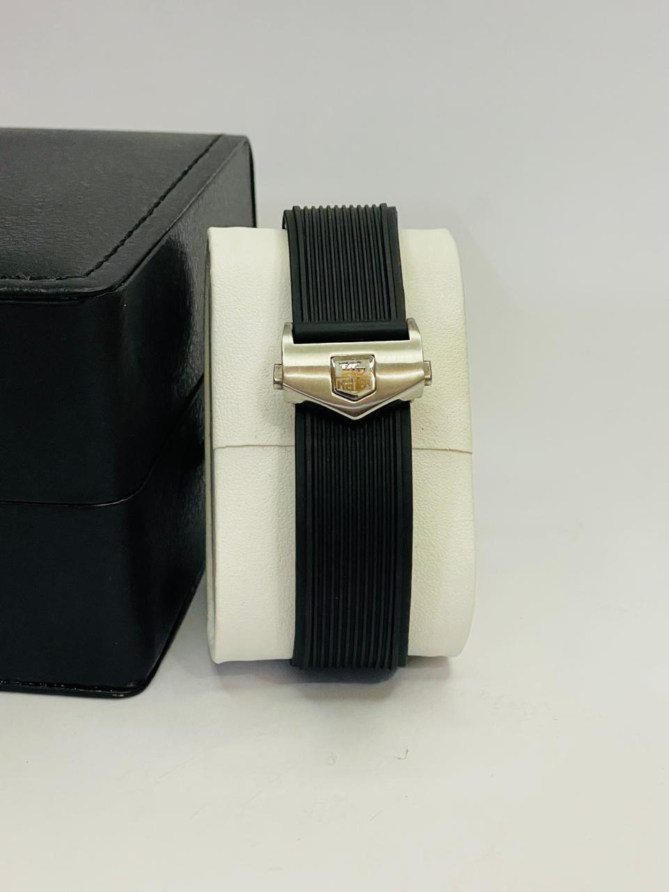 TAG Heuer Calibre 7 GMT Men's Watch | Silicon Strap Master Lock | RWC Pakistan