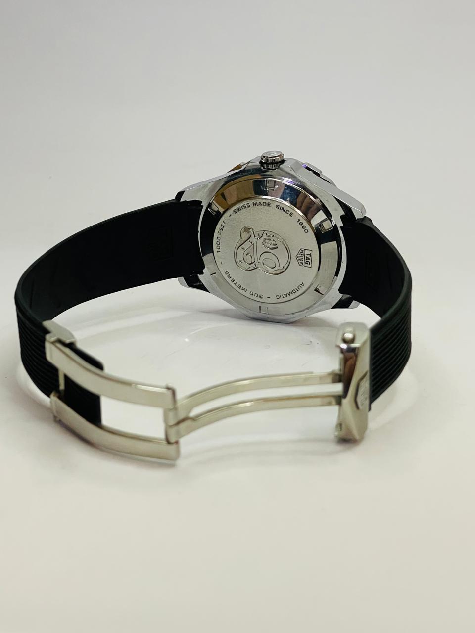 TAG Heuer Calibre 7 GMT Men's Watch | Silicon Strap Master Lock | RWC Pakistan