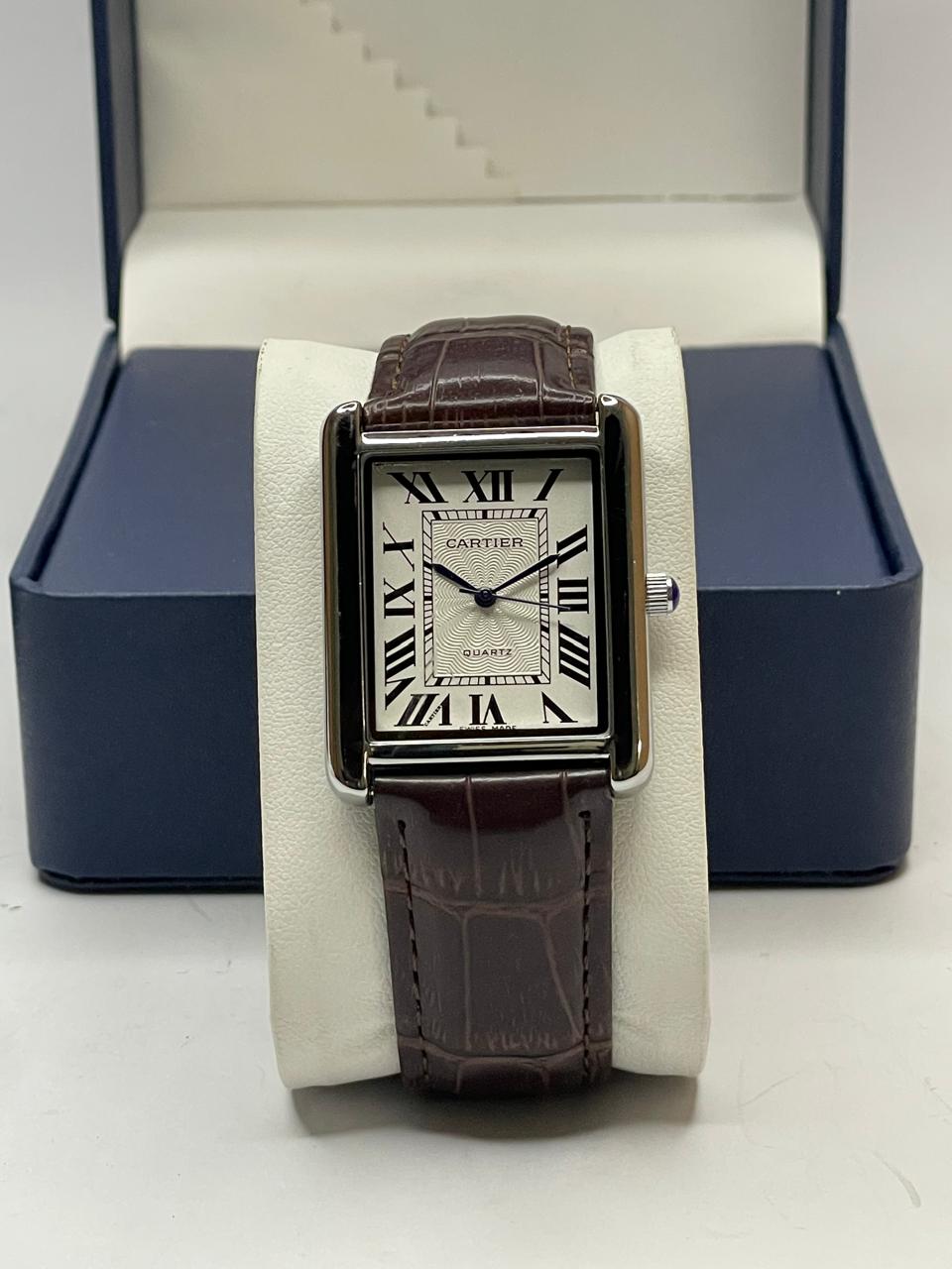 Cartier Tank Old Money Watch | Leather Strap | RWC Pakistan