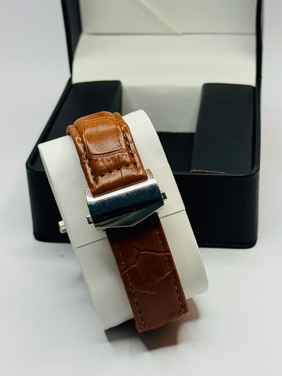 TAG Heuer Calibre 5 Men's Watch | Leather Strap Master Lock | RWC Pakistan