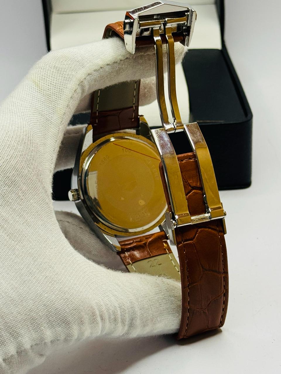 TAG Heuer Calibre 5 Men's Watch | Leather Strap Master Lock | RWC Pakistan