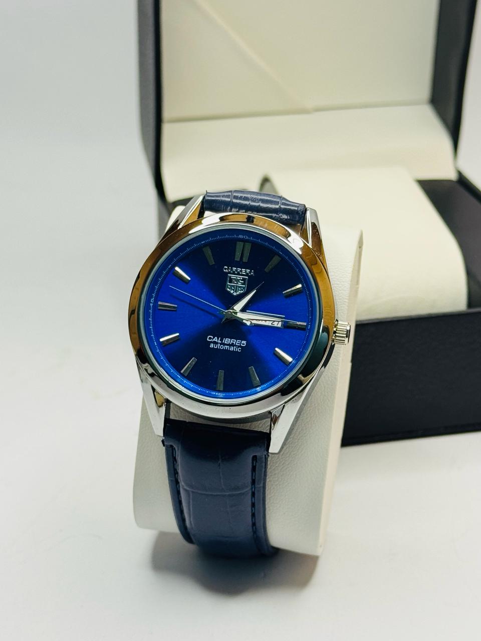 TAG Heuer Calibre 5 Men's Watch | Leather Strap Master Lock | RWC Pakistan