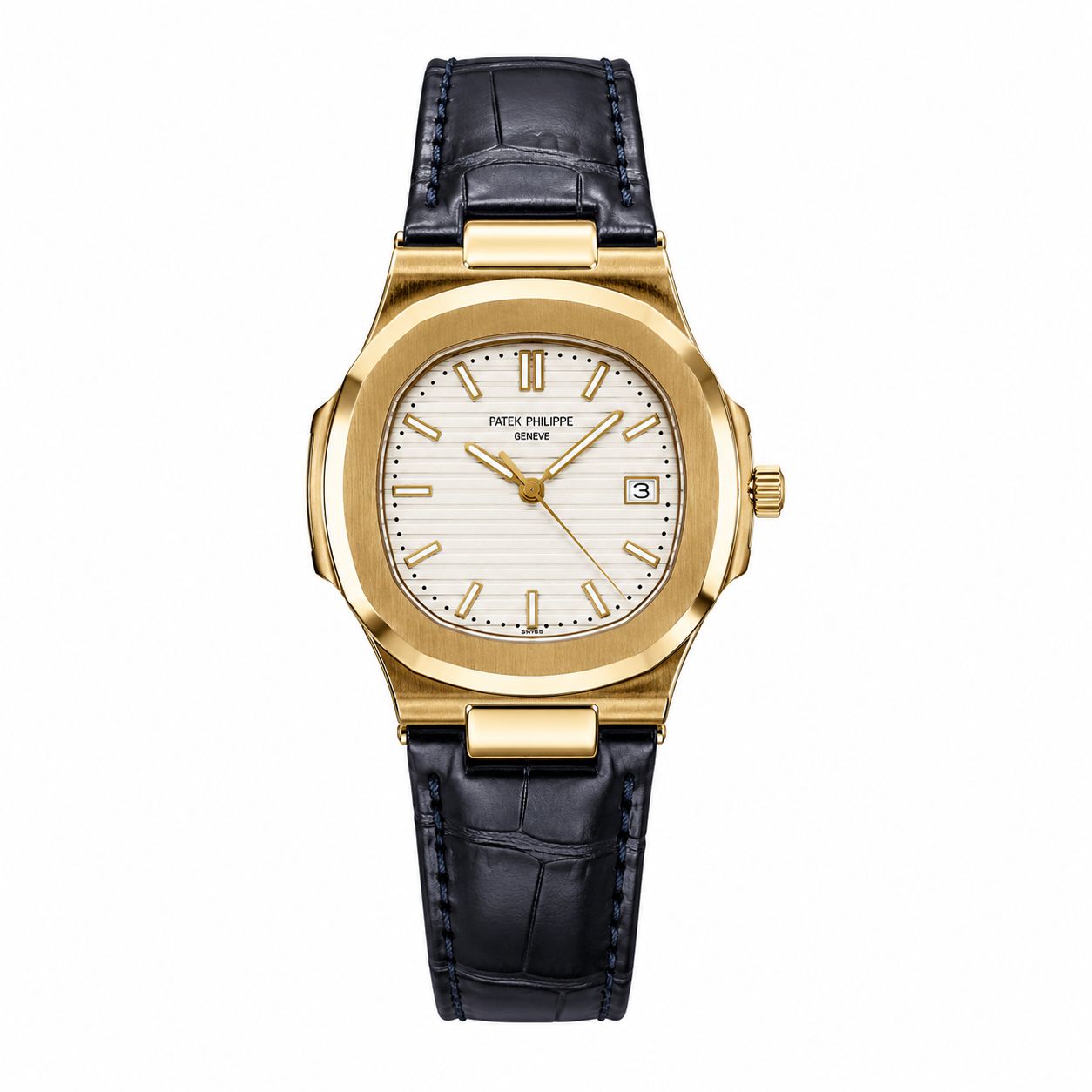 PP Master Lock Leather Strap Watch (Model: PP-ML01)