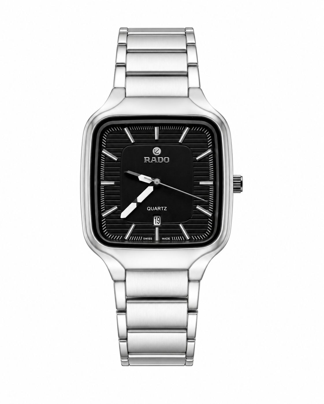 Rado Matte Silver Square Dial Men's Watch | Metal Chain | RWC Pakistan