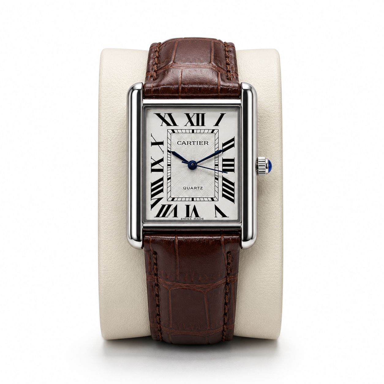 Cartier Tank Old Money Watch | Leather Strap | RWC Pakistan
